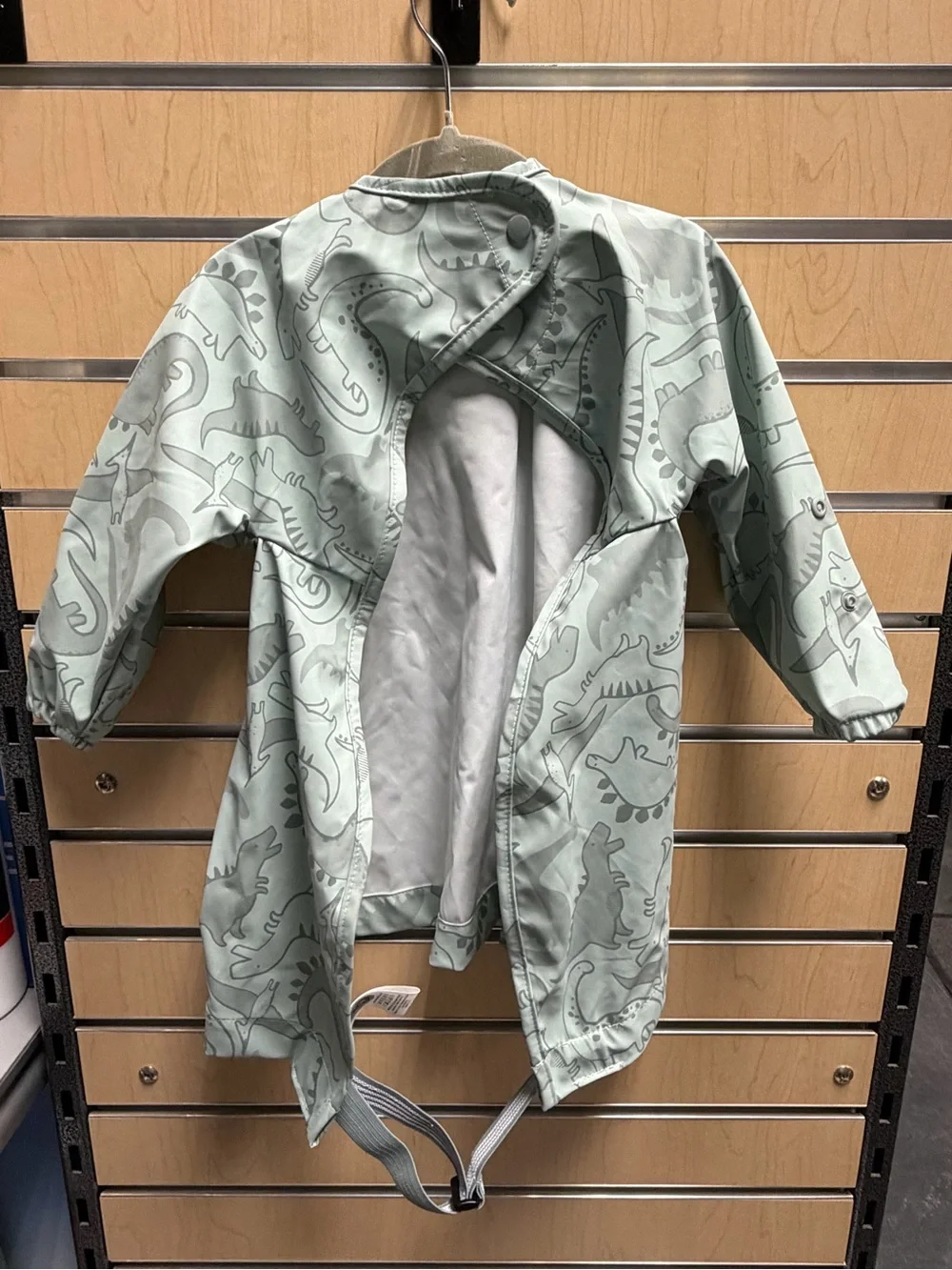 BIBaDO - Long Sleeve Baby Bib (Dino Roar)